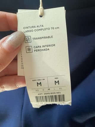 Leggings térmicos azules