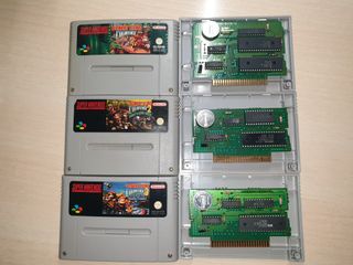 Pack 3 Juegos Donkey Kong Super Nintendo