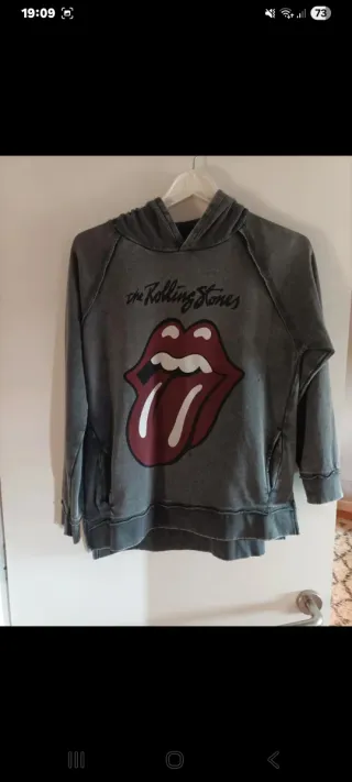 Sudadera Zara Rolling Stones
