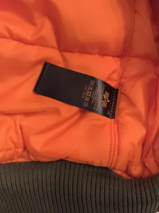 Chaqueta Alpha Industries MA1 Verde Militar