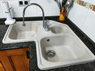 Pila de cocina esquinera