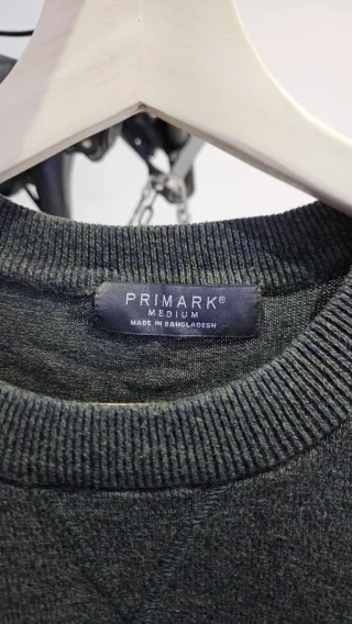 Jersey verde Primark algodón Talla M