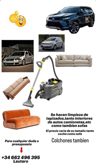 Limpieza con hidroaspiradora