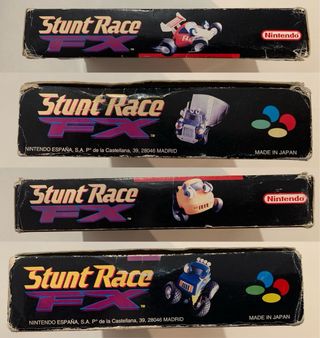 Stunt Race FX Super Nintendo SNES PAL España