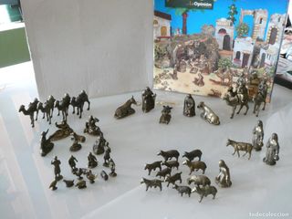 Belén Nacimiento Bronce 52 Piezas
