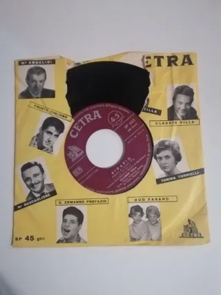 2 Vinili 45 giri Dischi Odeon e Cetra