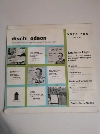 2 Vinili 45 giri Dischi Odeon e Cetra
