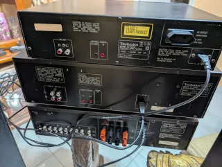 Equipo Technics Hi-Fi: Amplificador, CD, Cassette