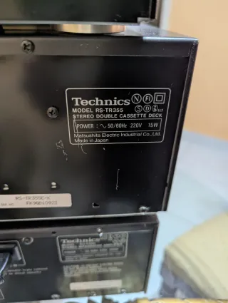 Equipo Technics Hi-Fi: Amplificador, CD, Cassette
