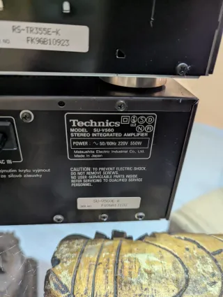 Equipo Technics Hi-Fi: Amplificador, CD, Cassette