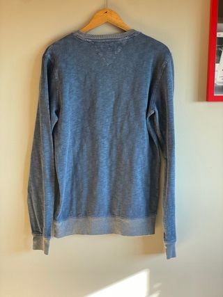 Jersey Tommy Hilfiger Lavado Azul Talla S