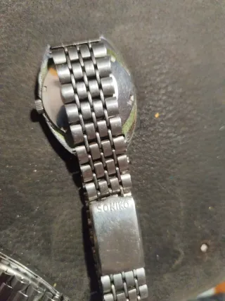 2 Relojes  Vintage Plata y Azul