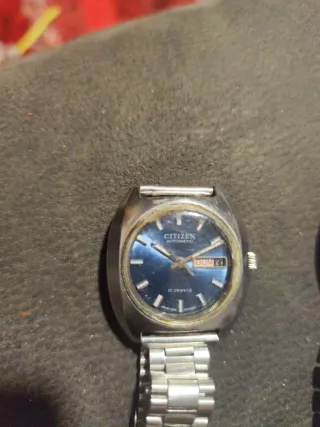 2 Relojes  Vintage Plata y Azul