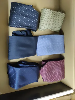 Lote 6 corbatas varias marcas