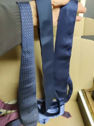 Lote 6 corbatas varias marcas