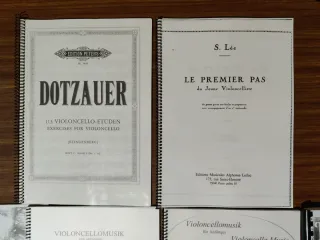 Partituras Violonchelo de grado elemental y medio
