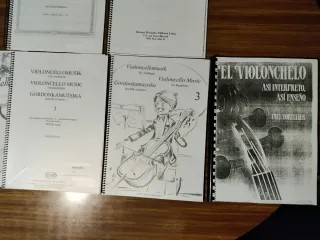 Partituras Violonchelo de grado elemental y medio