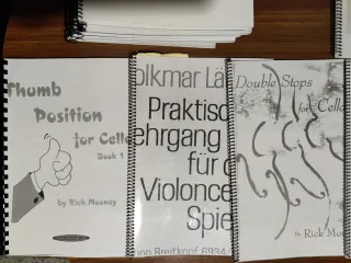 Partituras Violonchelo de grado elemental y medio