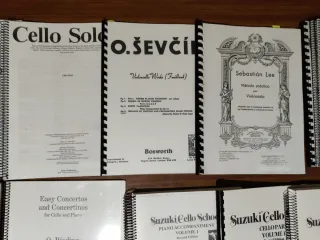 Partituras Violonchelo de grado elemental y medio