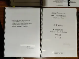 Partituras Violonchelo de grado elemental y medio