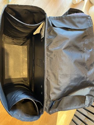 Bolsa doble para bicicleta Btwin negra