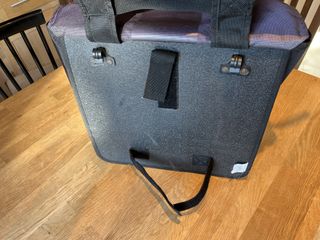 Bolsa doble para bicicleta Btwin negra