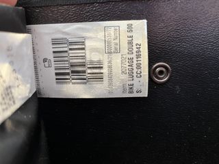 Bolsa doble para bicicleta Btwin negra