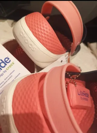 Sandalias Crocs Talla X Negro/Rosa