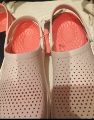 Sandalias Crocs Talla X Negro/Rosa