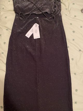 Vestido largo negro de fiesta talla M