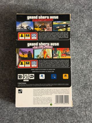 Pack Doble GTA PSP: Liberty City & Vice City