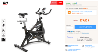 Bicicleta Spinning BH Khronos Basic
