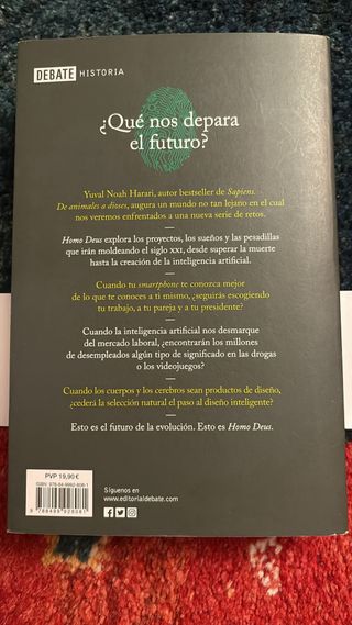 21 lecciones para el siglo XXI.Homo Deus/ Sapiens.