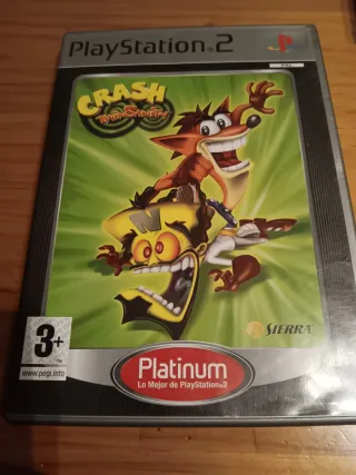 Juego Crash Twin Sanity Platinum PS2