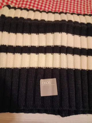 Cuello bufanda doble con cremallera, multiusos