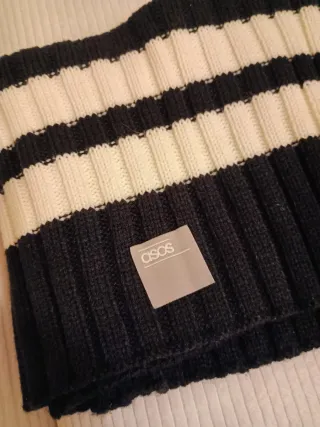 Cuello bufanda doble con cremallera, multiusos