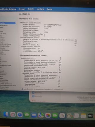MACBOOK AIR M1 - 100% SALUD BATERIA