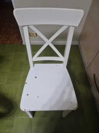 4 Sedie Ingolf Ikea Bianca