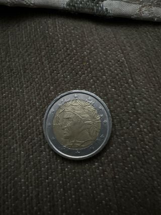 Moneda 2 Euros Dante Alighieri 2002