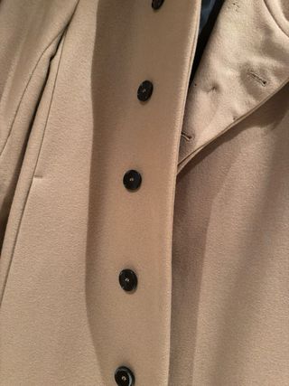 Abrigo moderno Zara Marrón Talla M