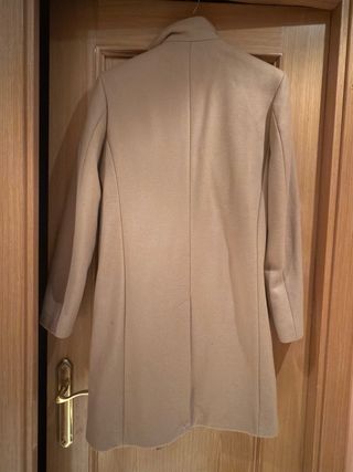 Abrigo moderno Zara Marrón Talla M