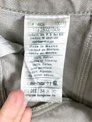 Pantalones Carhartt Cargo Dungaree Fit Retro Y2K