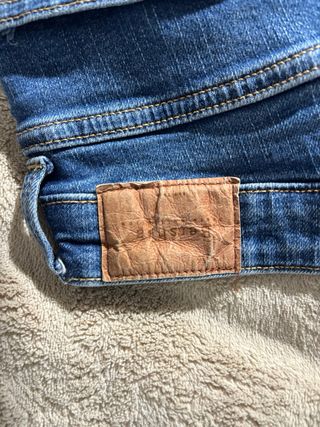 Pantalones flare vaqueros azules