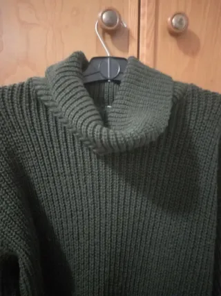 Maxi Maglione Donna Verde Oliva Taglia Unica