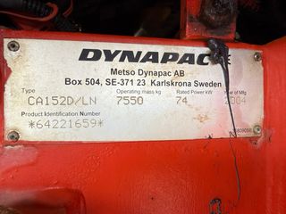 Compactador Dynapac CA 152