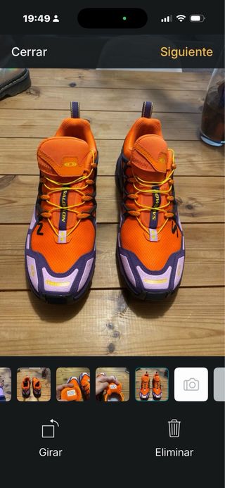 Zapatillas Salomon Talla 44 Naranja/Morado