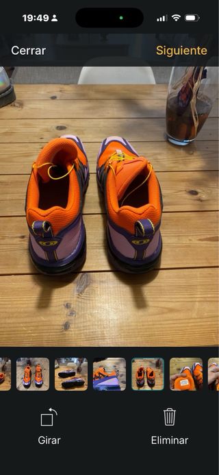 Zapatillas Salomon Talla 44 Naranja/Morado
