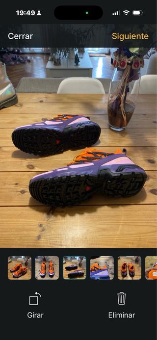 Zapatillas Salomon Talla 44 Naranja/Morado
