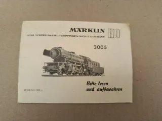 Locomotiva a vapore Marklin H03005
