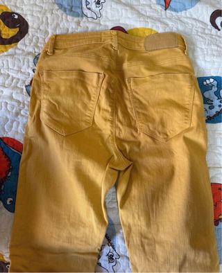 Pantalón mujer Springfield amarillo